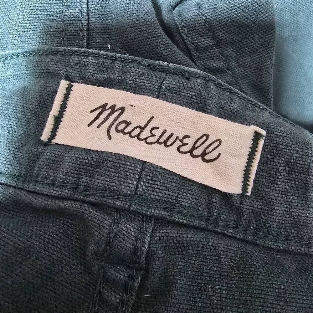 Madewell 90s Straight Pants Old Spruce 22W Plus Size Gorpcore Minimalist Casual - Picture 4 of 6